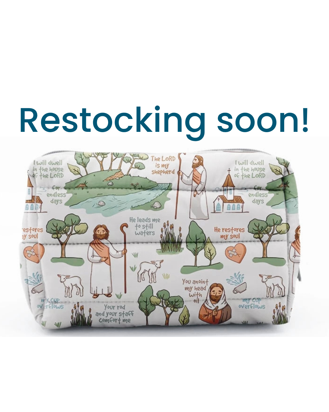 The Good Shepherd Puffer Pouch