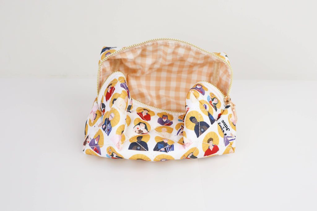 Saints Quilted Pouch