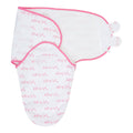 Cotton Velcro Newborn Swaddle Sack Pink Child of God