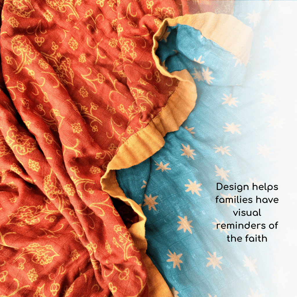 Our Lady of Guadalupe Double Sided Muslin Blanket