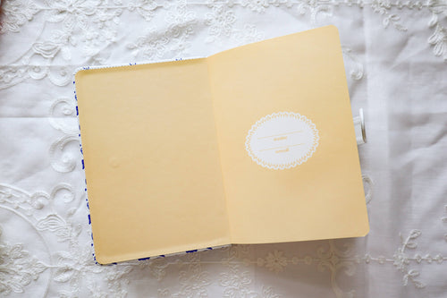 Blue Marian Leather Journal