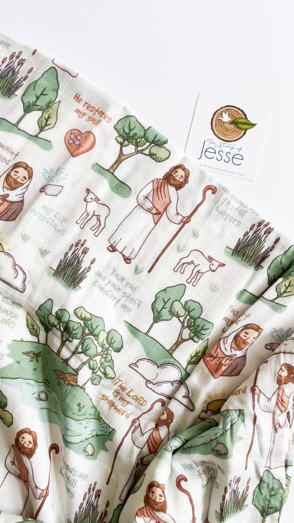 The Good Shepherd Muslin Swaddle