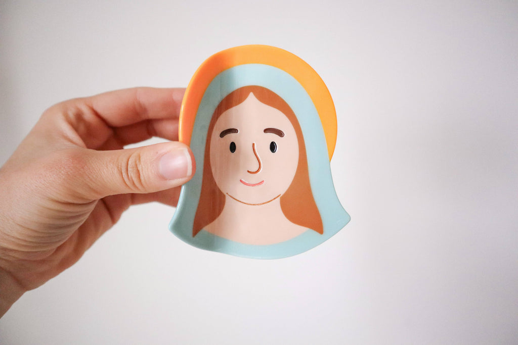 Blessed Mother Hair Clip
