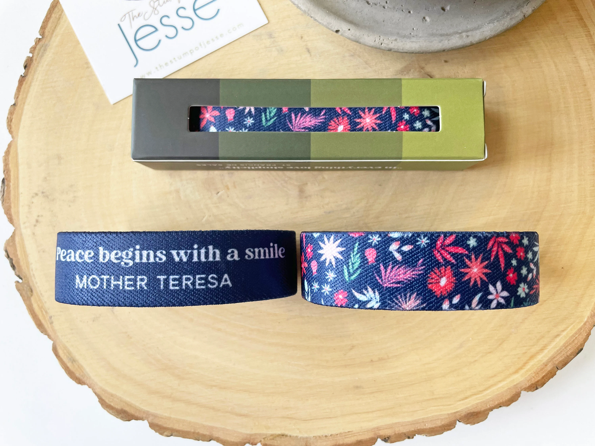 Mother Teresa Elastic Bracelet, Catholic Gift