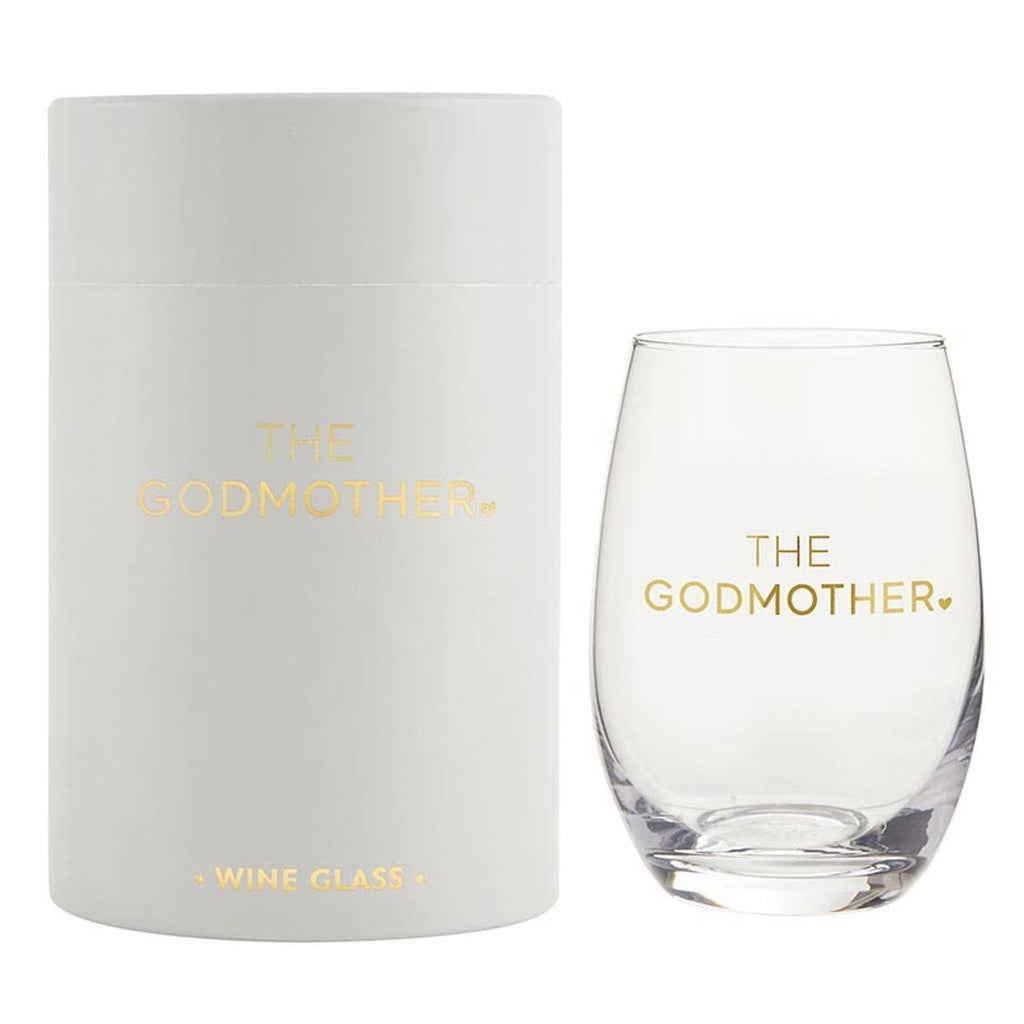 The Godmother Wine Glass