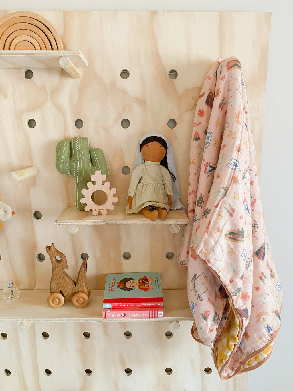 Pink Marian Deluxe Muslin Blanket