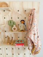 Pink Marian Deluxe Muslin Blanket