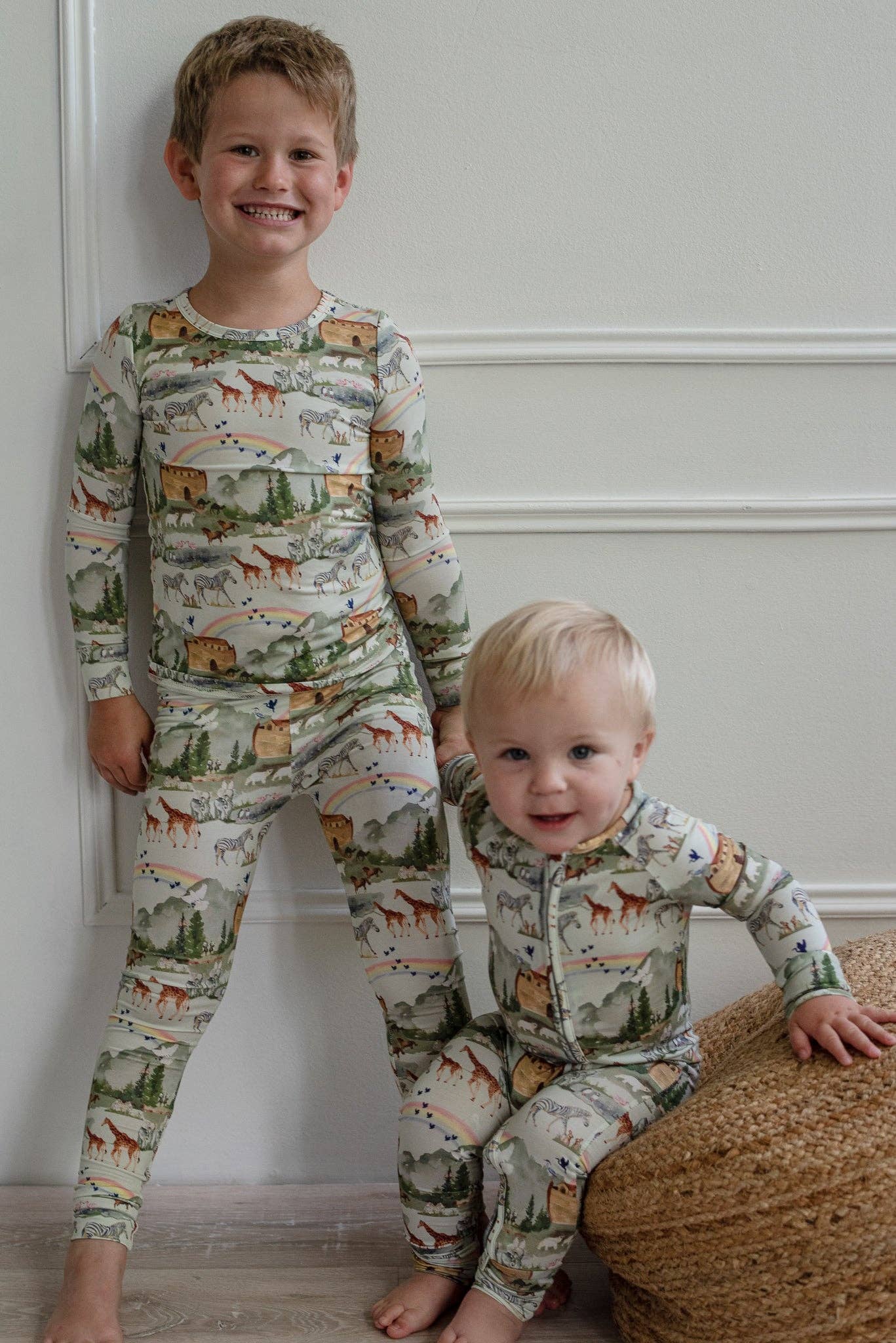 Noah's Ark Long Sleeve Pajamas