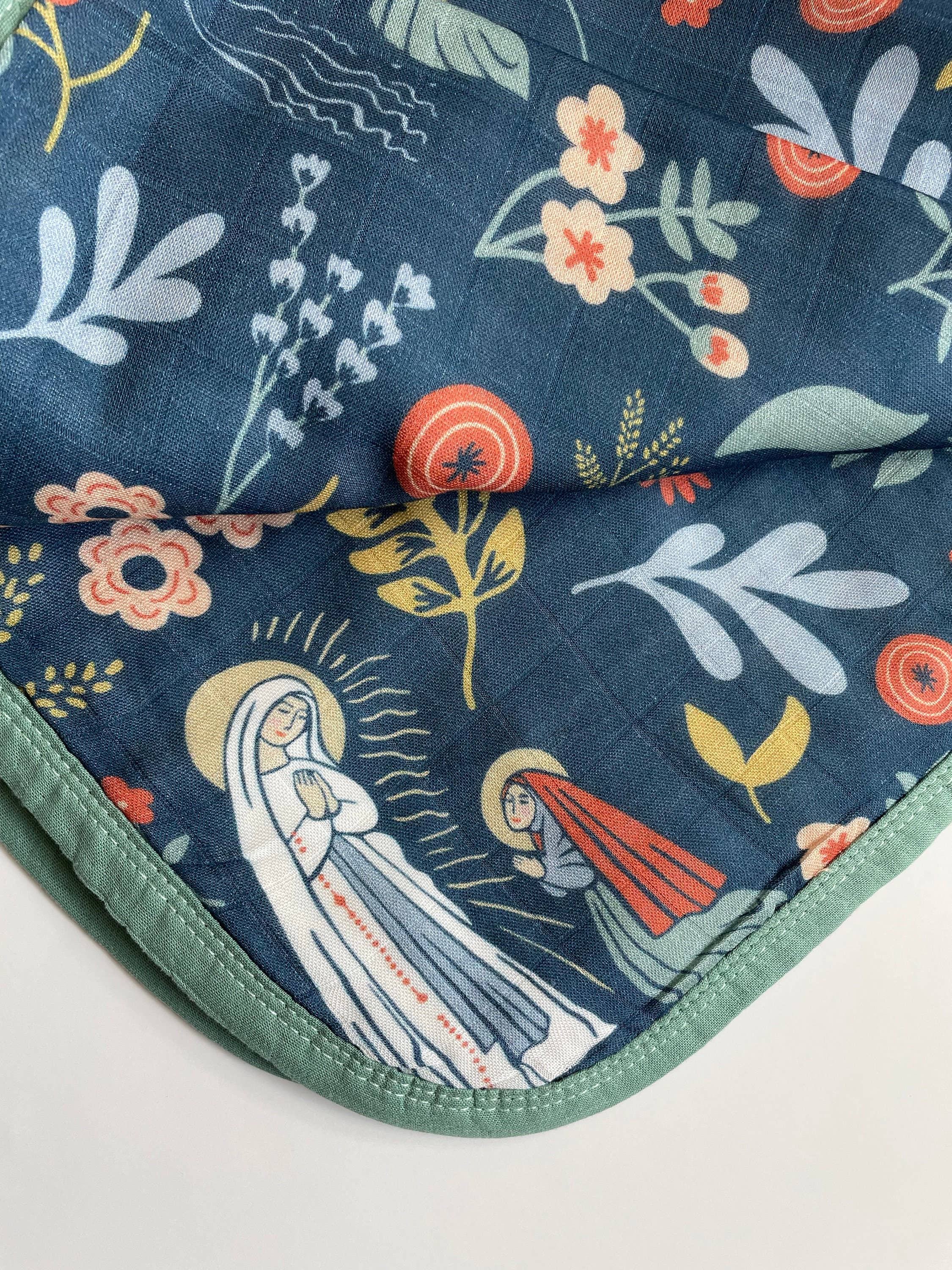 Our Lady of Lourdes & St. Bernadette Blanket