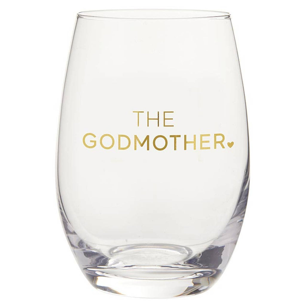 The Godmother Wine Glass