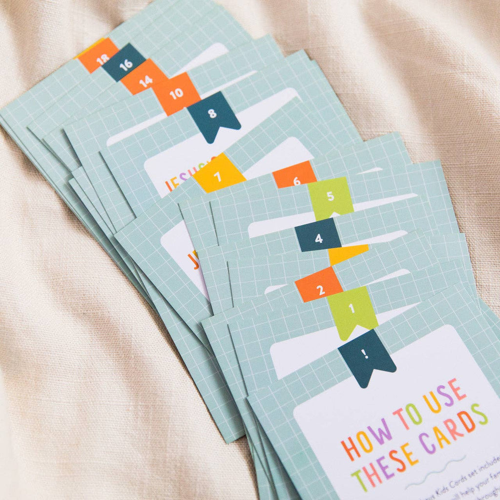Life of Jesus Kids Verse Card Set