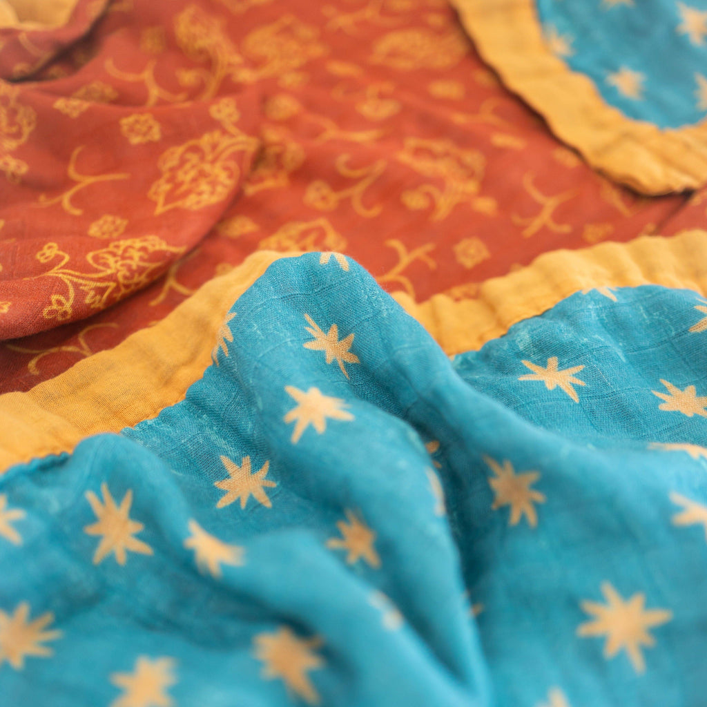 Our Lady of Guadalupe Double Sided Muslin Blanket