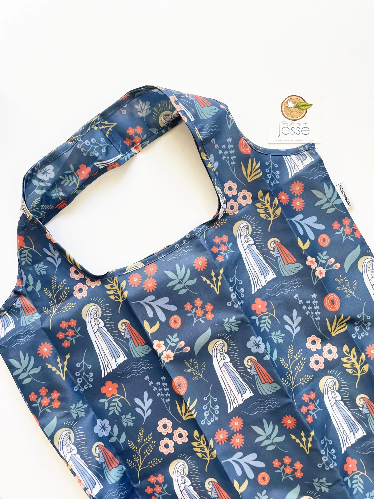 Our Lady of Lourdes Foldable Shopping Bag