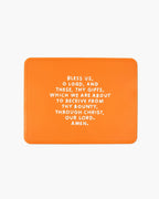 Meal Blessing Silicone Placemat