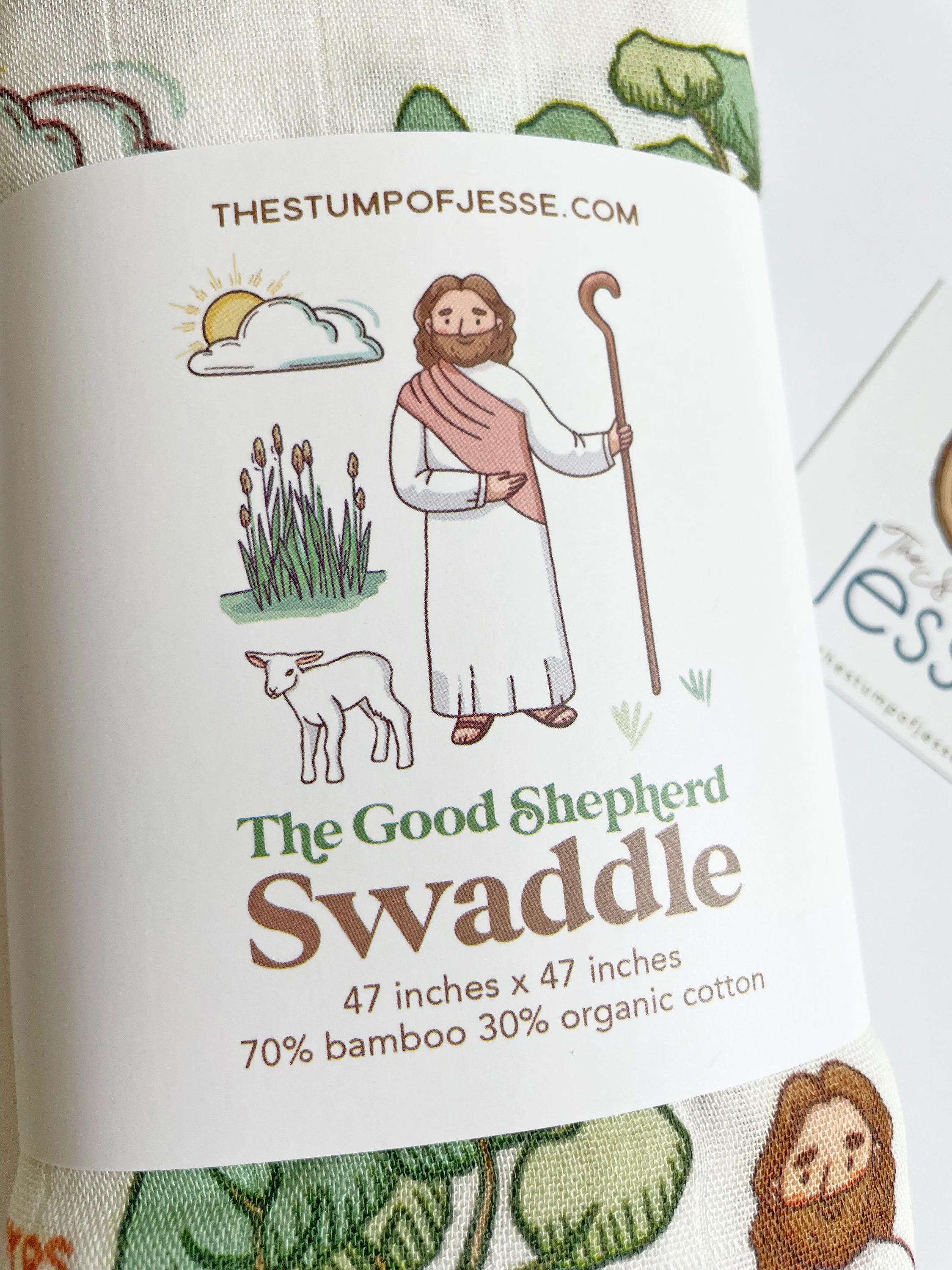 The Good Shepherd Muslin Swaddle