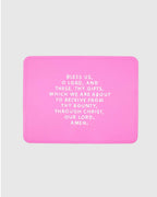 Meal Blessing Silicone Placemat