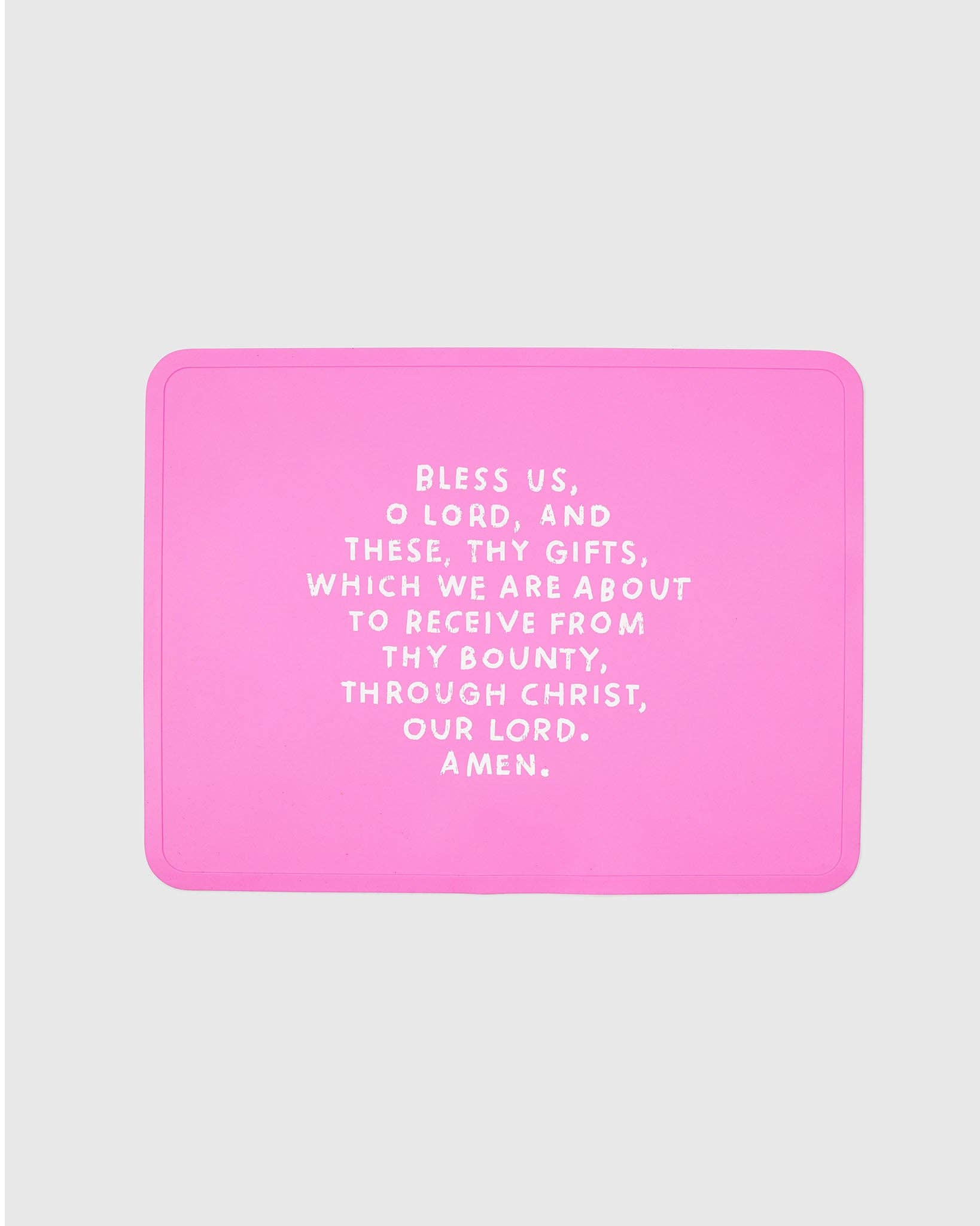 Meal Blessing Silicone Placemat