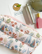 Our Lady of Lourdes Puffer Pouch
