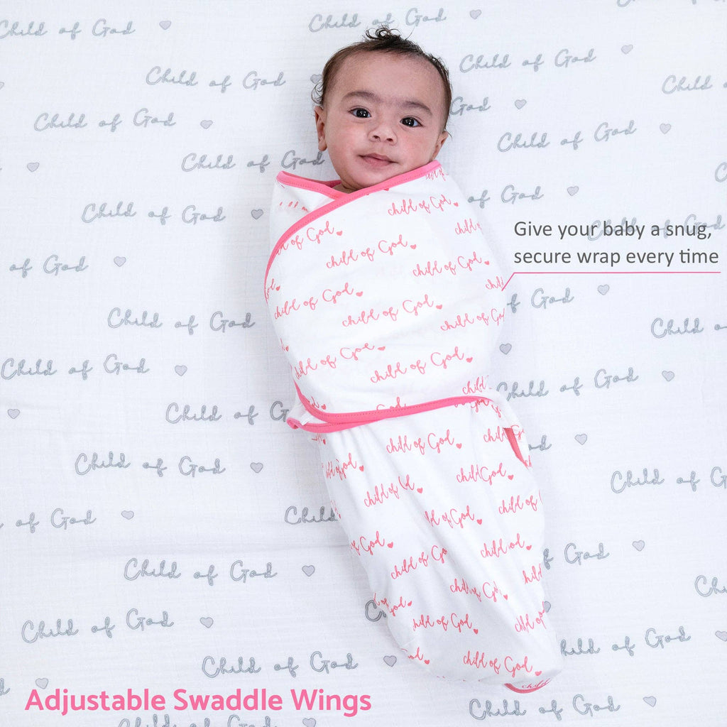 Velcro Newborn Swaddle - Child of God