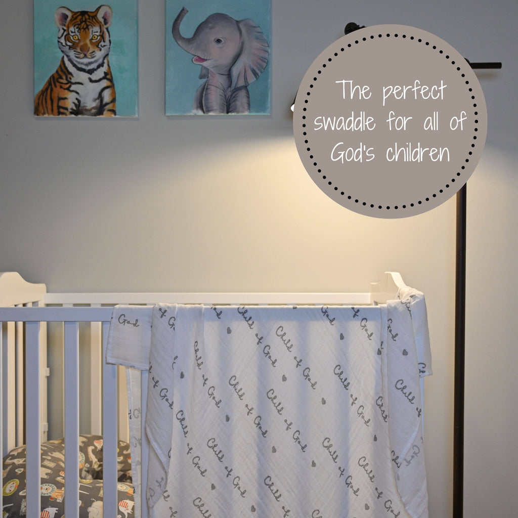 Child of God Muslin Swaddle