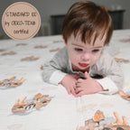 Noah's Ark Muslin Swaddle