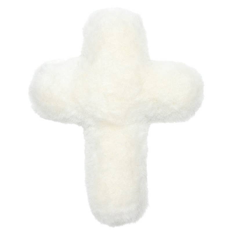 Swaddle Blanket + Cross Rattle - Answered Prayer