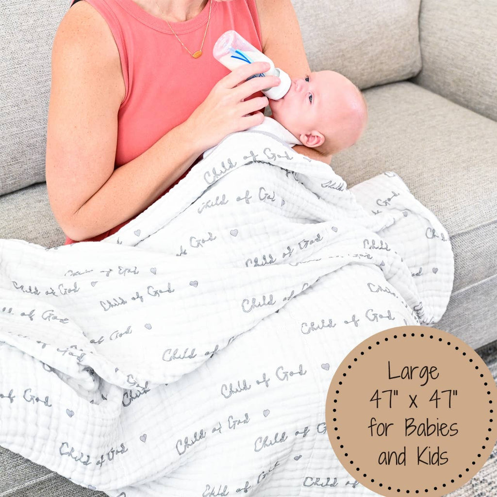 Child of God Muslin Blanket