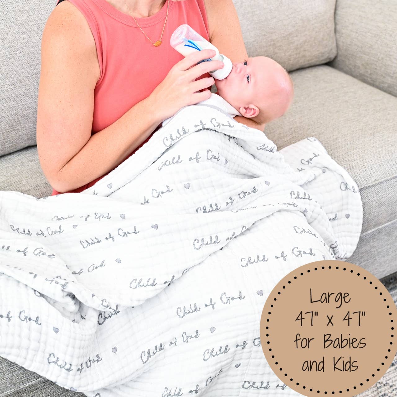 Child of God Muslin Blanket