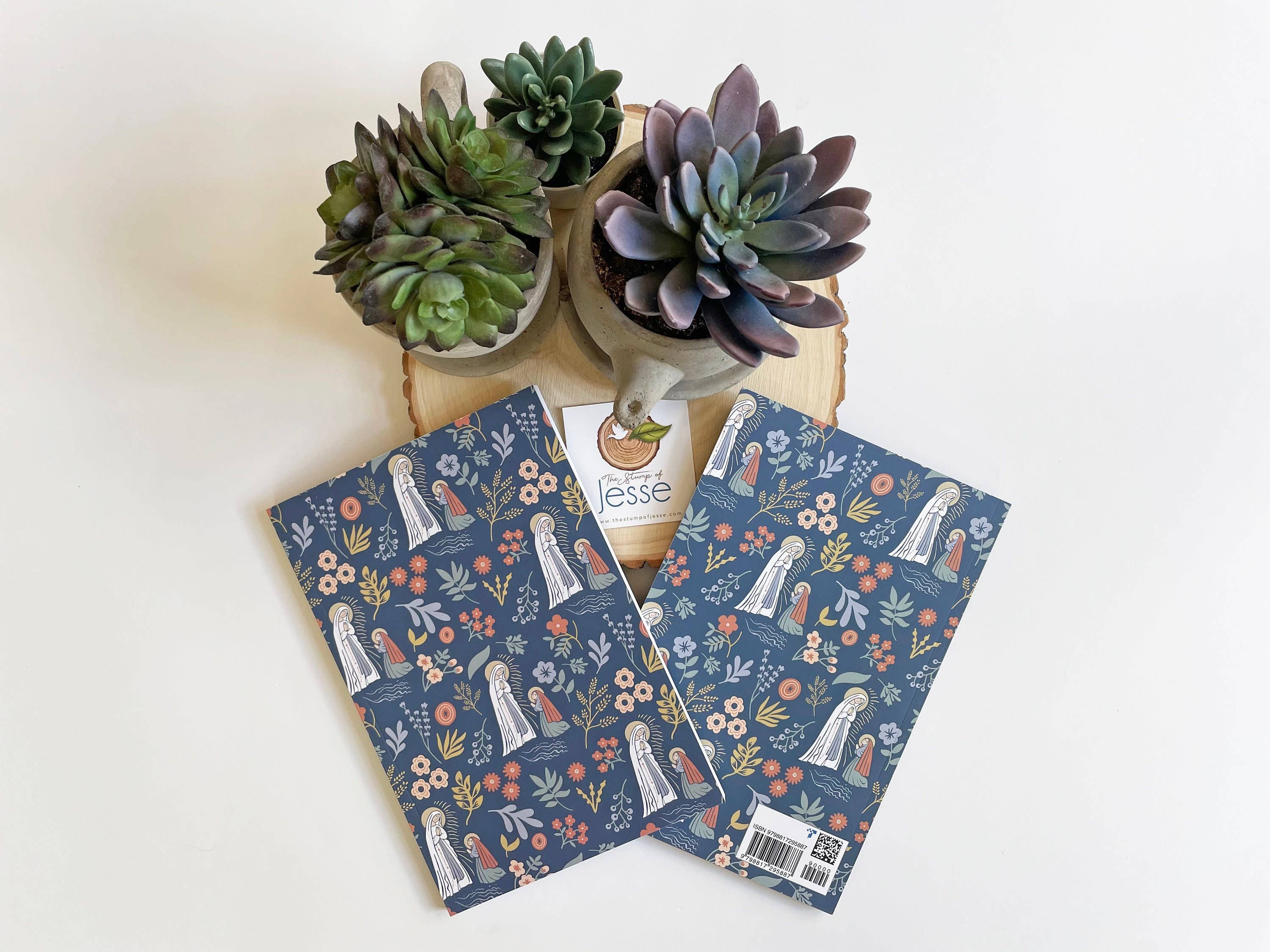 Our Lady of Lourdes Notebook & Journal 
Catholic Gift