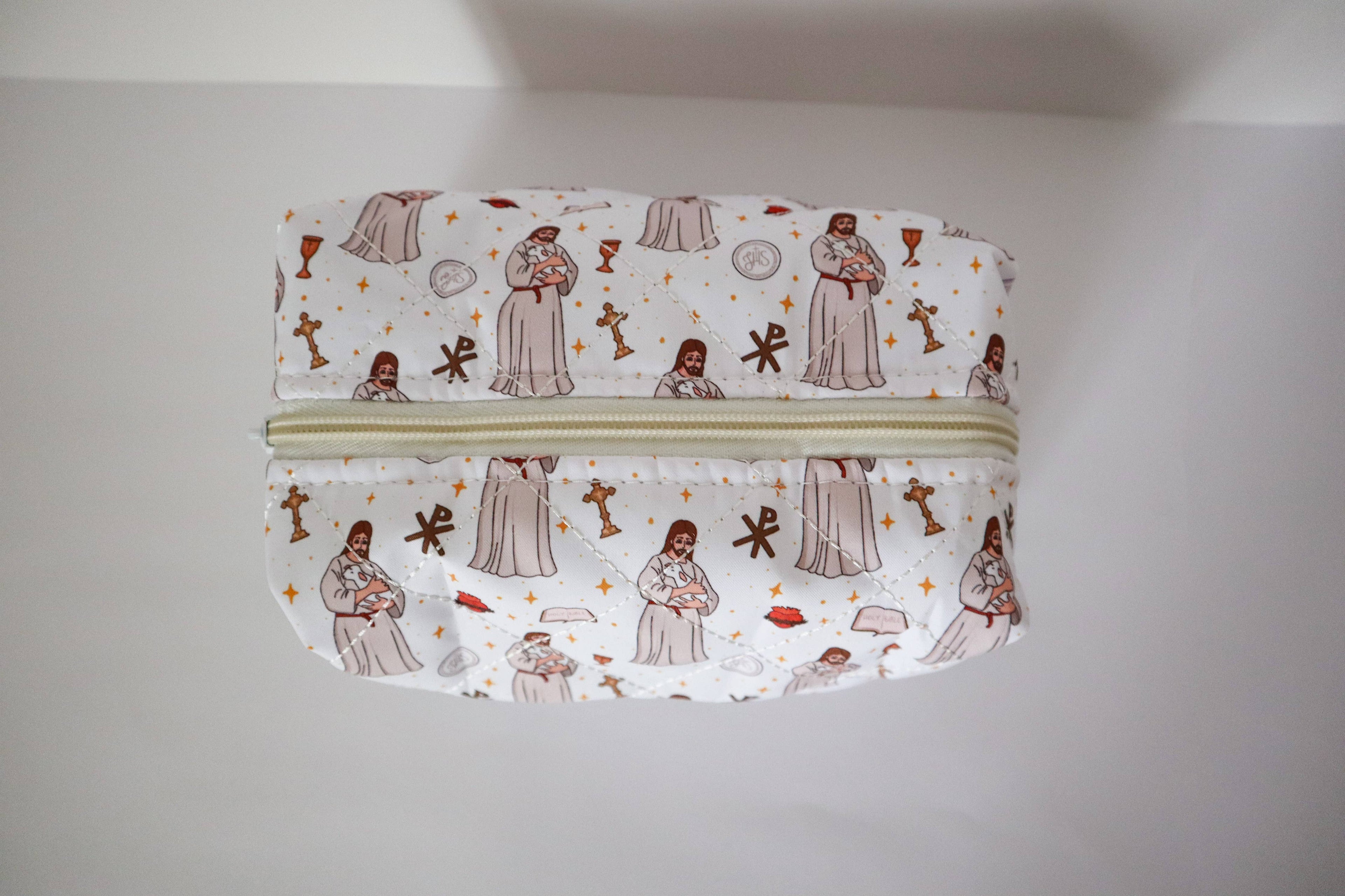 Jesus The Good Shepherd Quilted Pouch