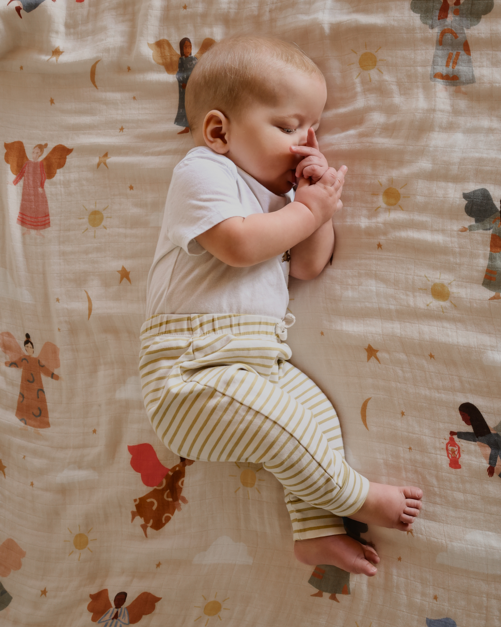 Guardian Angels Deluxe Muslin Blanket
