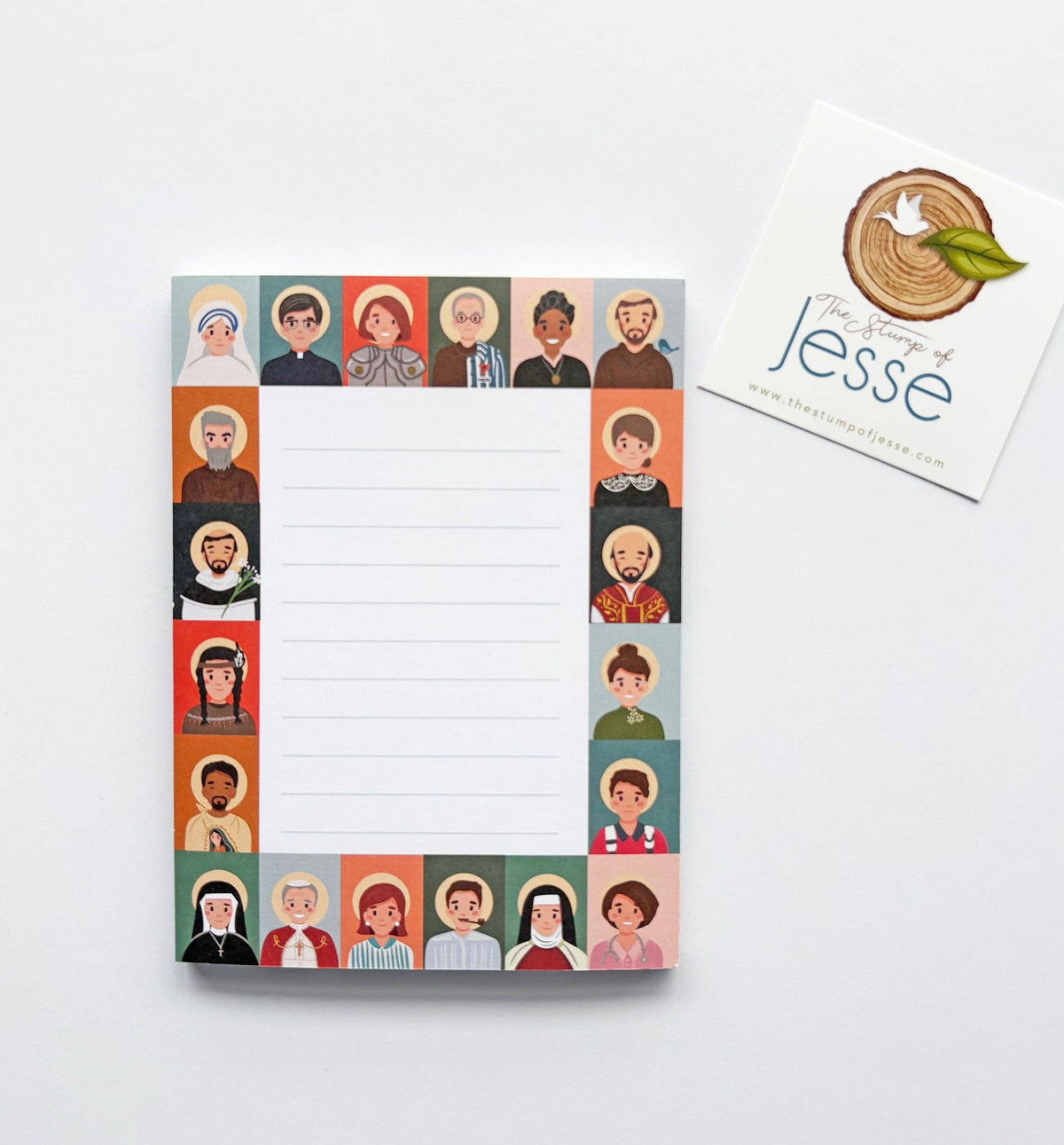 Marian & Saints Catholic Notepad, 5 Designs