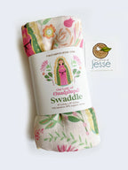 Our Lady of Guadalupe Muslin Swaddle