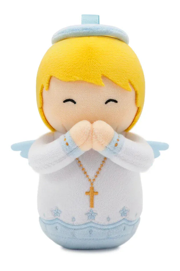 Guardian angel blue mini with lanyard