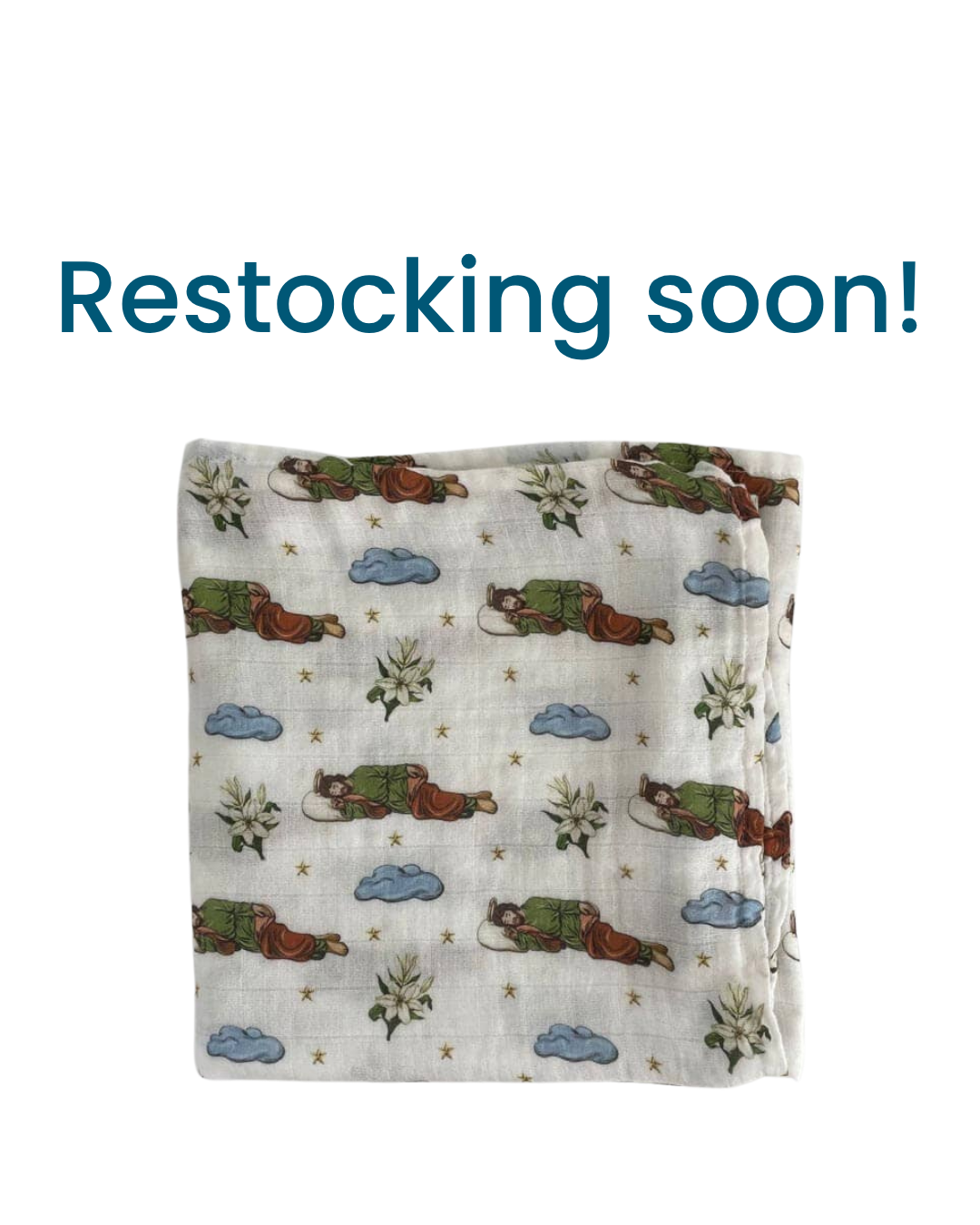 Sleeping Saint Joseph Swaddle