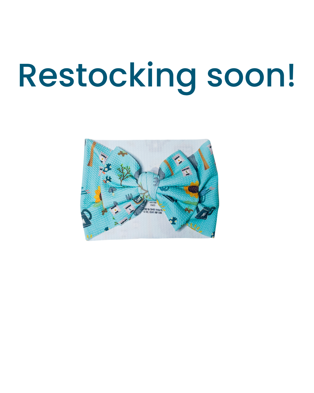 Mary’s garden baby hair accessories