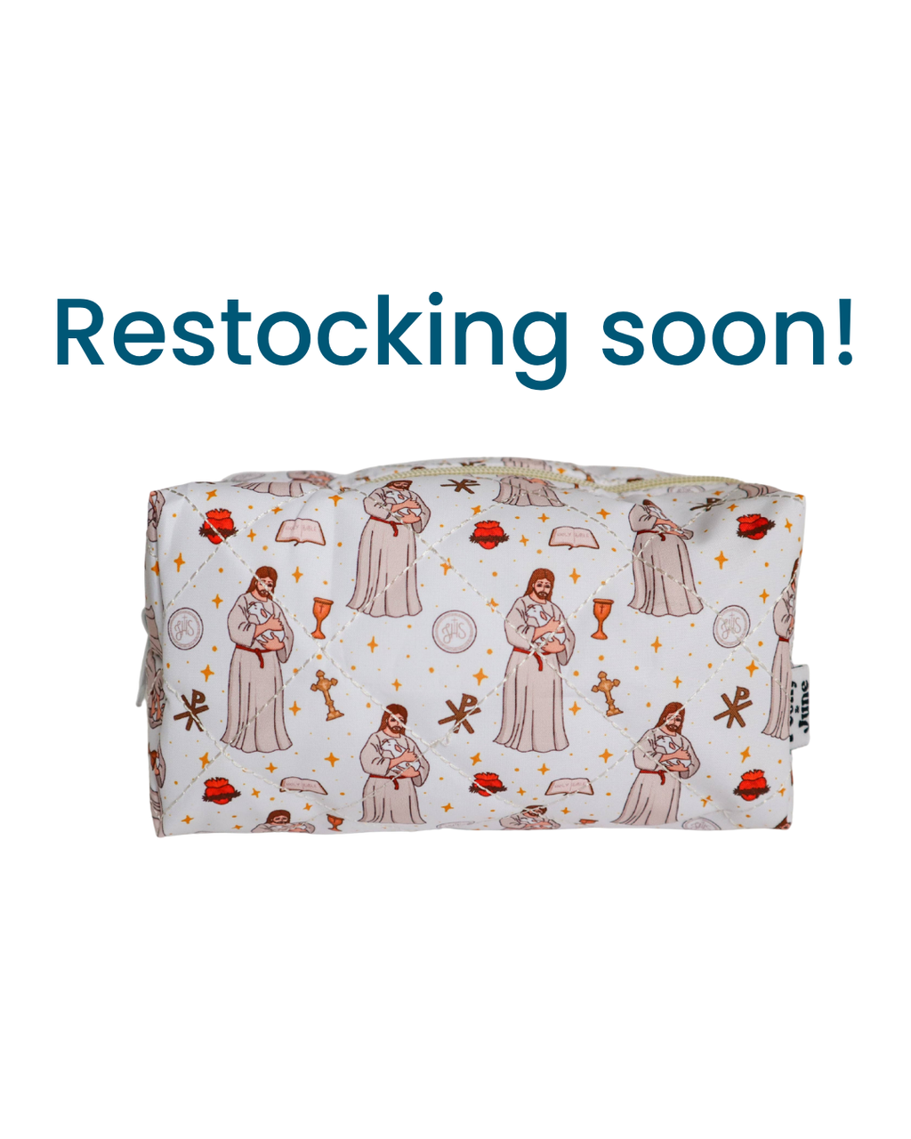 Jesus The Good Shepherd Quilted Pouch