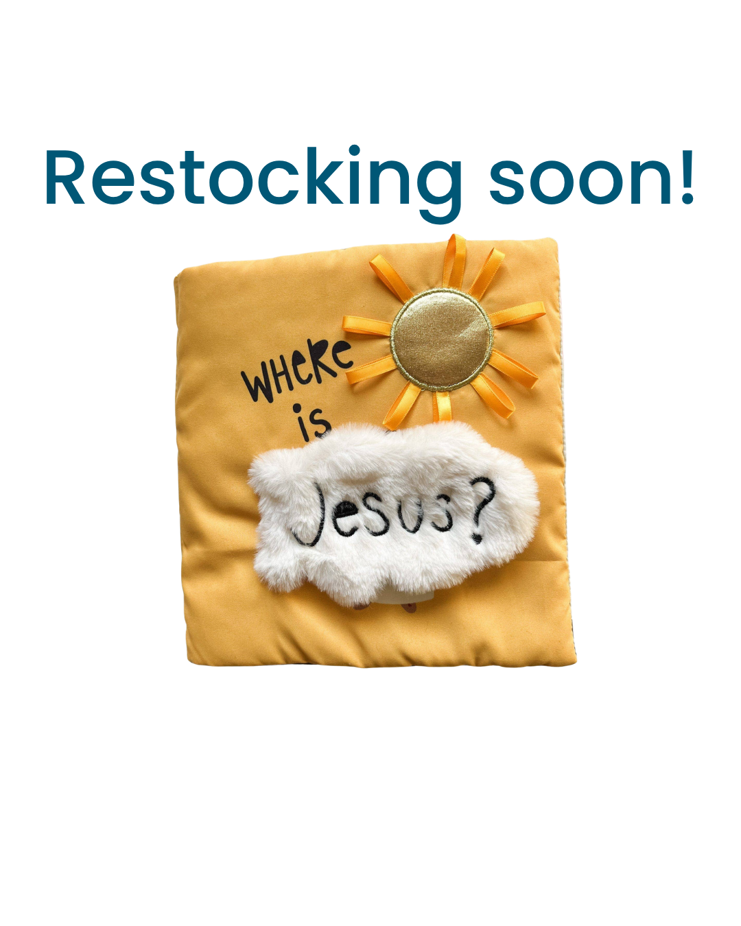 Where is Jesus Mass Quiet Book